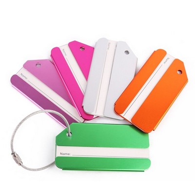 Durable Aluminum Luggage Tag