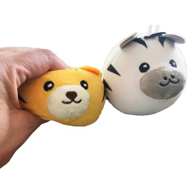 Custom Plush Zebra or Tiger Stress Ball