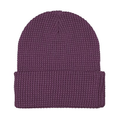 12" Waffle Knit Cuff Beanie