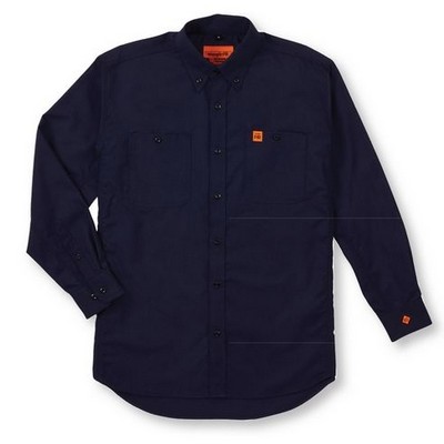 Wrangler® Riggs Workwear® Men's Navy Blue Flame Resistant Workshirt