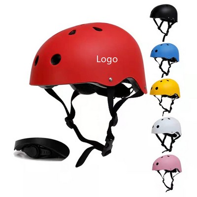 Skateboard Cycling Helmet for Kids and Adults Adjustable Bike Helmet