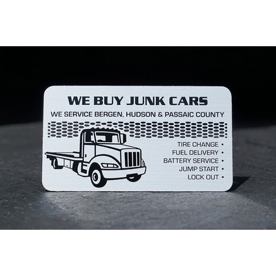 Aluminum Business Cards