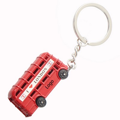 Creative British Bus Keychain