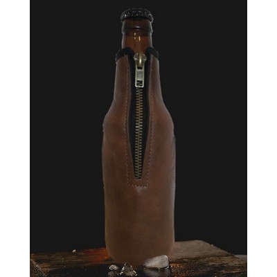 Leather Beer Bottle Cooler