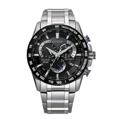 Citizen® Men's Atomic Time Eco-Drive® Titanium Watch