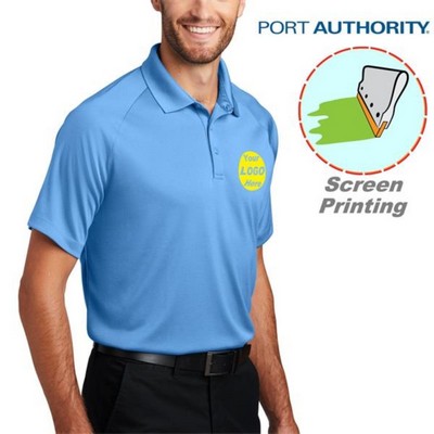 Port Authority Crossover Raglan Polo w/ Screen Print 5 oz.