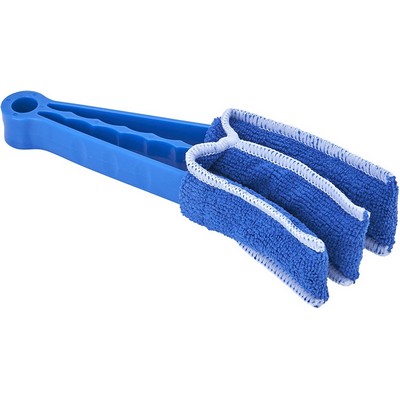 Window Shutters Blind Duster Brush With Microfiber Sleeve