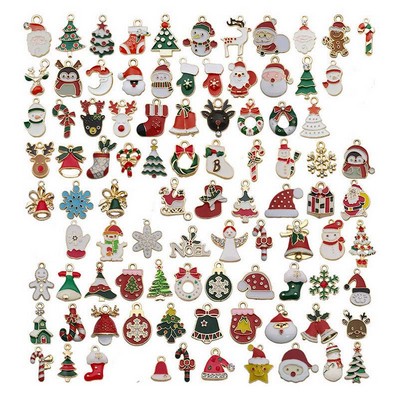 Christmas Alloy Pendants Set