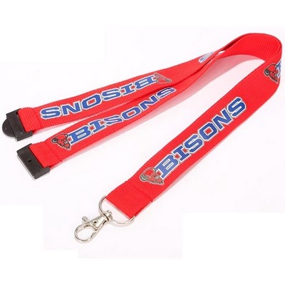 Lanyards Safety Breakaway, screen printed lanyard