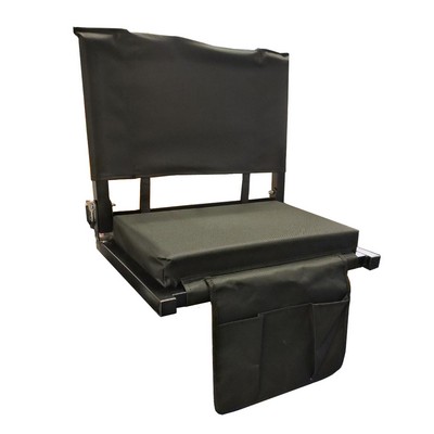 Mannitok Heavy Duty Stadium Seat, Black