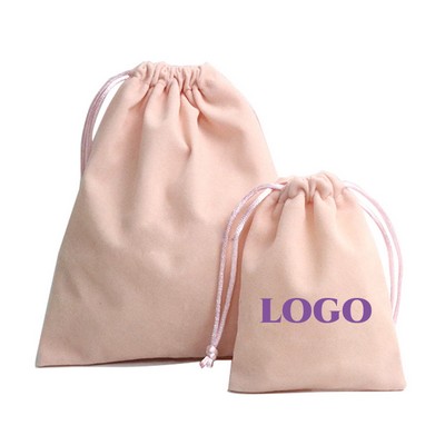 Suede Drawstrings Jewelry Bags