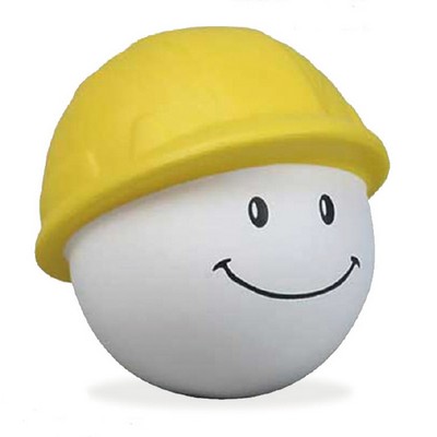 Hard Hat Man Shaped Stress Ball