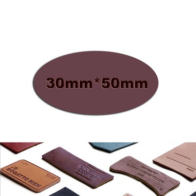 30 x 50 mm Leatherette Patch Faux Leather Patch Cloth Mark