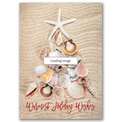 Beach Wishes Holiday Card