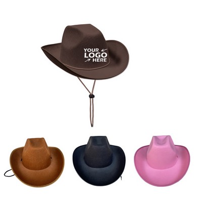 Adult Felt Adjustable Adults Cowboy Hats