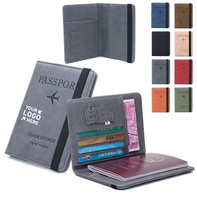 RFID Blocking Travel Passport Holder