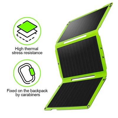 Solar Charging 30W w/3 Mono-Crystalline Panels