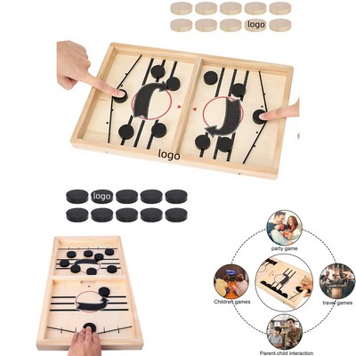 Adults Desktop Battle Wooden Hockey Table Game