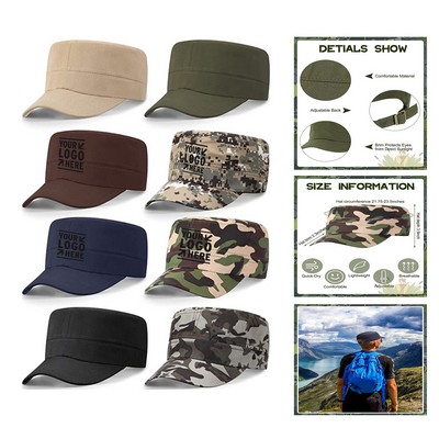 Men's and Women's Adjustable Military Cap