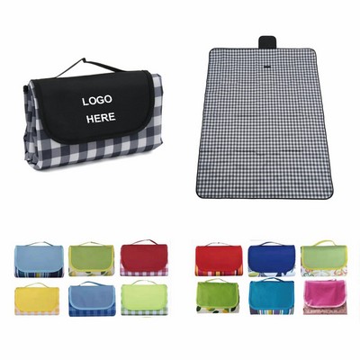 Picnic & Outdoor Blanket Mat Tote