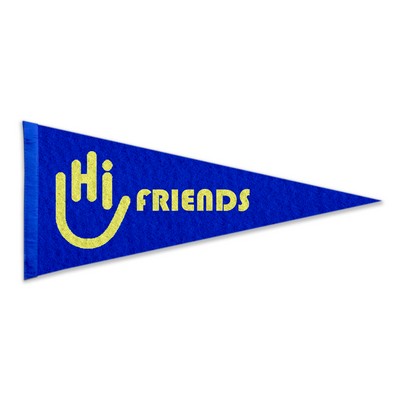 12"X30" Wool Felt Pennant without Pole