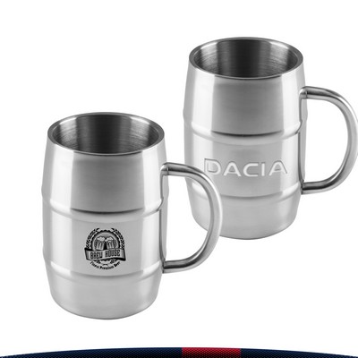 34 Oz. Mula Barrel Mugs