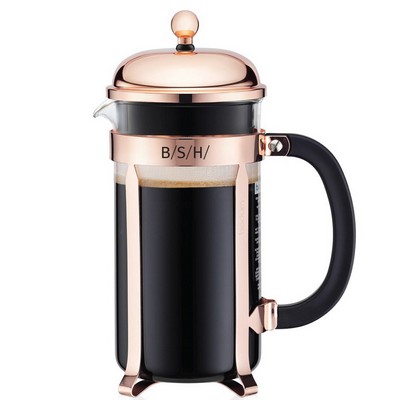 Bodum 8 Cup Chambord French Coffee Press-Glass Copper