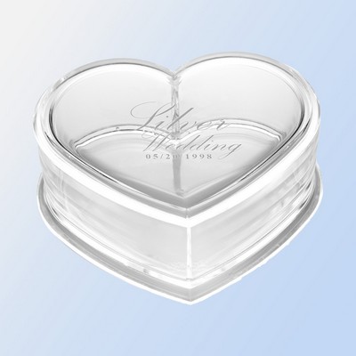 Acrylic Heart Box