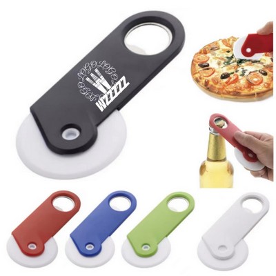 Pizza Cutter W/Bottle Opener