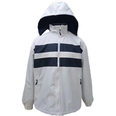 Adult Water Resistant Outerwear Jacket W/ Detachable Hood