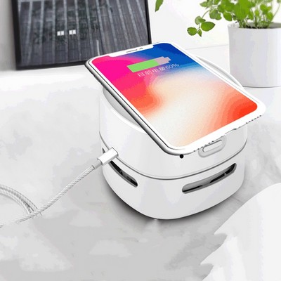 Wireless Charger Handheld Desktop Vacuum Cleaner