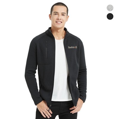 Men's Full Zip MicroFleece Brushed Back Jacket