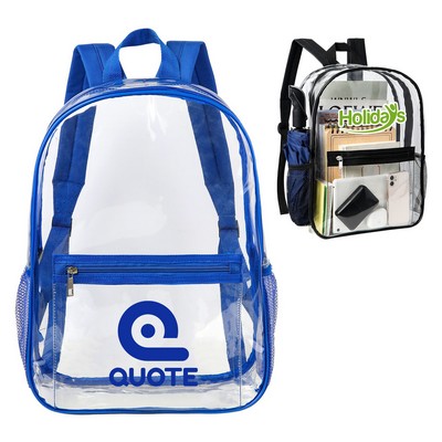 Heavy Duty Security Clear PVC School Backpack