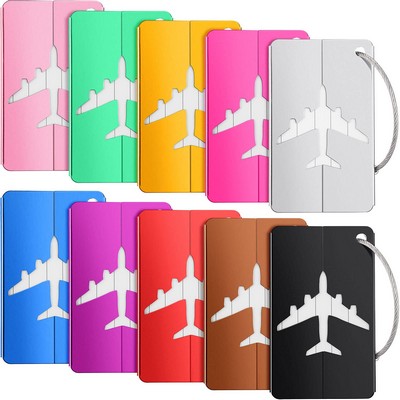 Durable Airplane Aluminum Luggage Tag