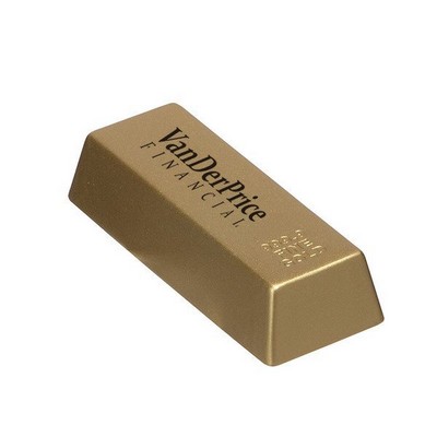 PU Foam Gold Bar Stress Ball