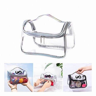 Clear PVC Laser Cosmetic Bag