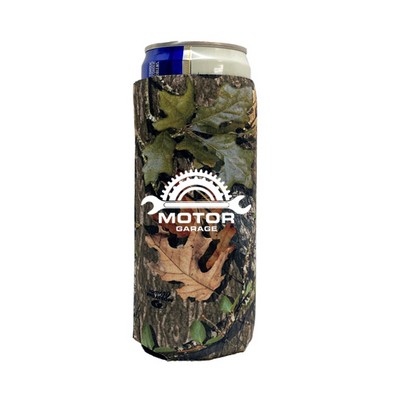 Mossy Oak or Realtree Camo Premium Collapsible Foam 12oz. Seltzer Slim Can Insulators