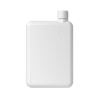 A5 memobottle (Stainless Steel) - White