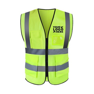 Safety Vest with Reflective Strips