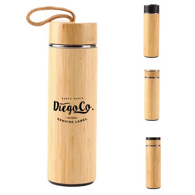 16 Oz Bamboo Eco-Friendly Bottle