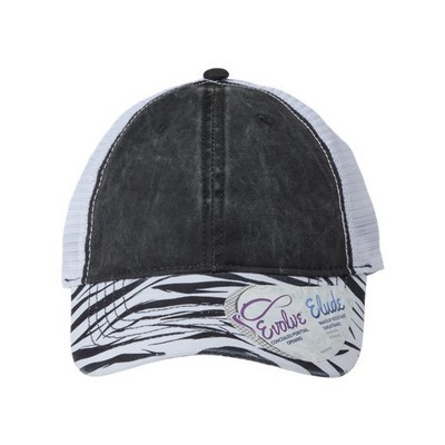 Infinity Her Women's Cap w/Printed Visor & Mesh Back