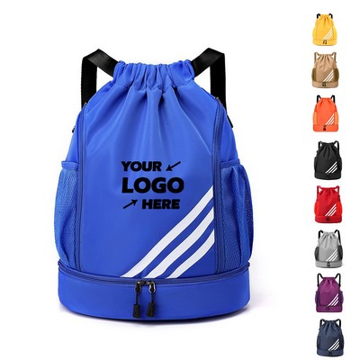 Water Resistant Drawstring Backpack