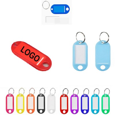 Plastic Key Ring Tag