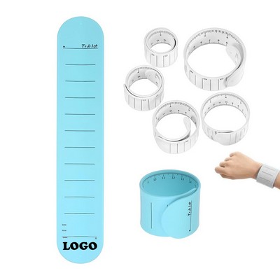 Wristband Ruler with Notetaking Surface