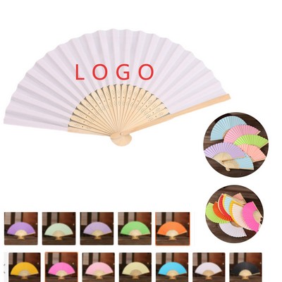 Foldable Bamboo Fans