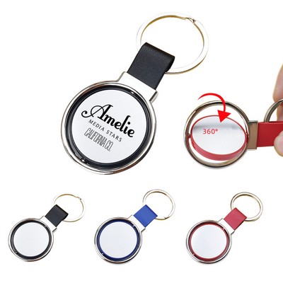 Round Spinner Keychain