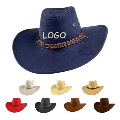 Western Suede Cowboy Hat