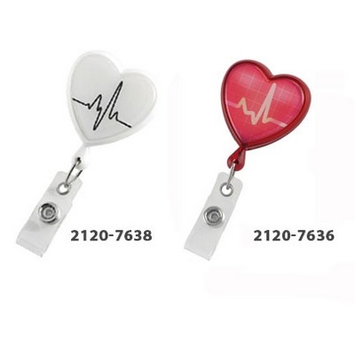 Heart Health Badge Reel w/ Swivel Back