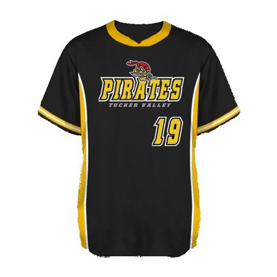 Sublimated Traditional Crew/V-Neck Baseball Jersey