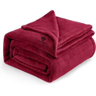 Soft Lightweight Flannel Fleece Throw